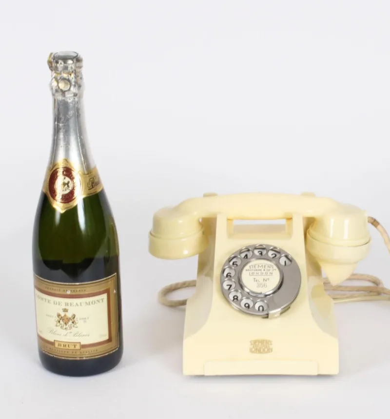 Best Pamono Vintage Ivory Colour 356 Telephone from Siemens, 1950s