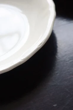 Clearance Pamono Vintage Ivory Earthenware Soup Plates by Marli Fretwork, 1980s, Set of 10