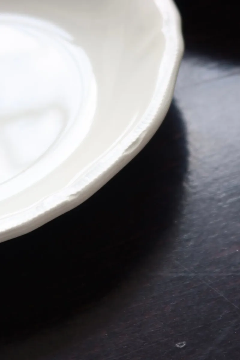 Clearance Pamono Vintage Ivory Earthenware Soup Plates by Marli Fretwork, 1980s, Set of 10