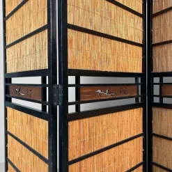 Pamono Vintage Japanese Folding Screen, 1960s><noscript><img width=