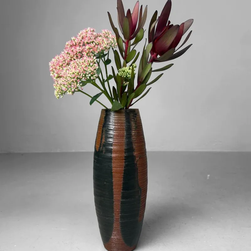 Pamono Vintage Japanese Ikebana Vase, 1970> Vases