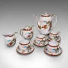 Pamono Vintage Japanese 4-Person Tea Set in Ceramic, 1940s, Set of 13> Coffee & Tea Service