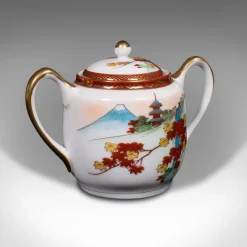 Pamono Vintage Japanese 4-Person Tea Set in Ceramic, 1940s, Set of 13><noscript><img width=