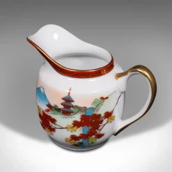 Pamono Vintage Japanese 4-Person Tea Set in Ceramic, 1940s, Set of 13><noscript><img width=