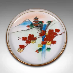 Pamono Vintage Japanese 4-Person Tea Set in Ceramic, 1940s, Set of 13><noscript><img width=