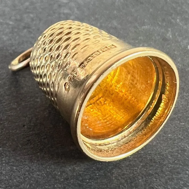 Pamono Vintage 9k Yellow Gold Charm Pendant, 1990s> Necklaces