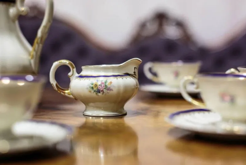 Pamono Vintage Krautheim Selb-Bavaria Coffee Service, 1950s, Set of 19> Coffee & Tea Service