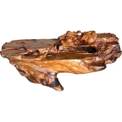 Pamono Vintage Lacquered Root Buddha Shrine Fountain, 1950> Garden Accessories
