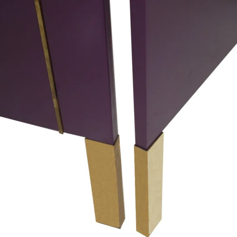 Pamono Vintage Lacquered Screen with Four Leaves> Room Dividers & Screens