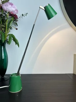Pamono Vintage Lampette Table Lamp in Green, 1970s> Table Lamps