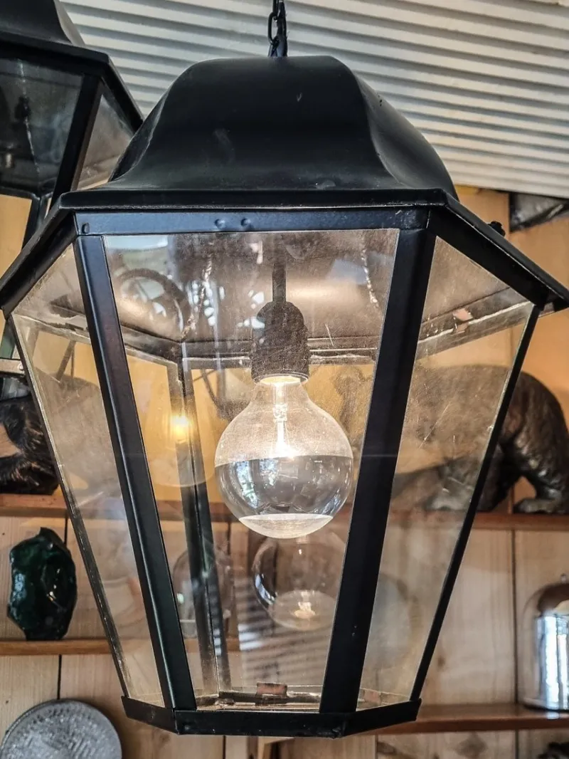 Pamono Vintage Lanterns, 1940s, Set of 2