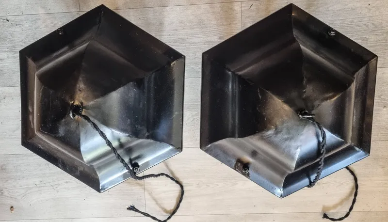 Pamono Vintage Lanterns, 1940s, Set of 2