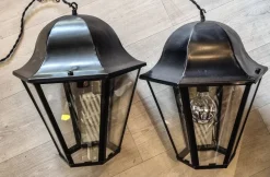 Pamono Vintage Lanterns, 1940s, Set of 2