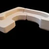 New Pamono Vintage Lara Sofa in White Bouclé by Roberto Pamio for Stilwood, 1970s, Set of 2