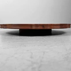Discount Pamono Vintage Lazy Susan Rotating Tray in Teak from Nissen, Denmark, 1960s