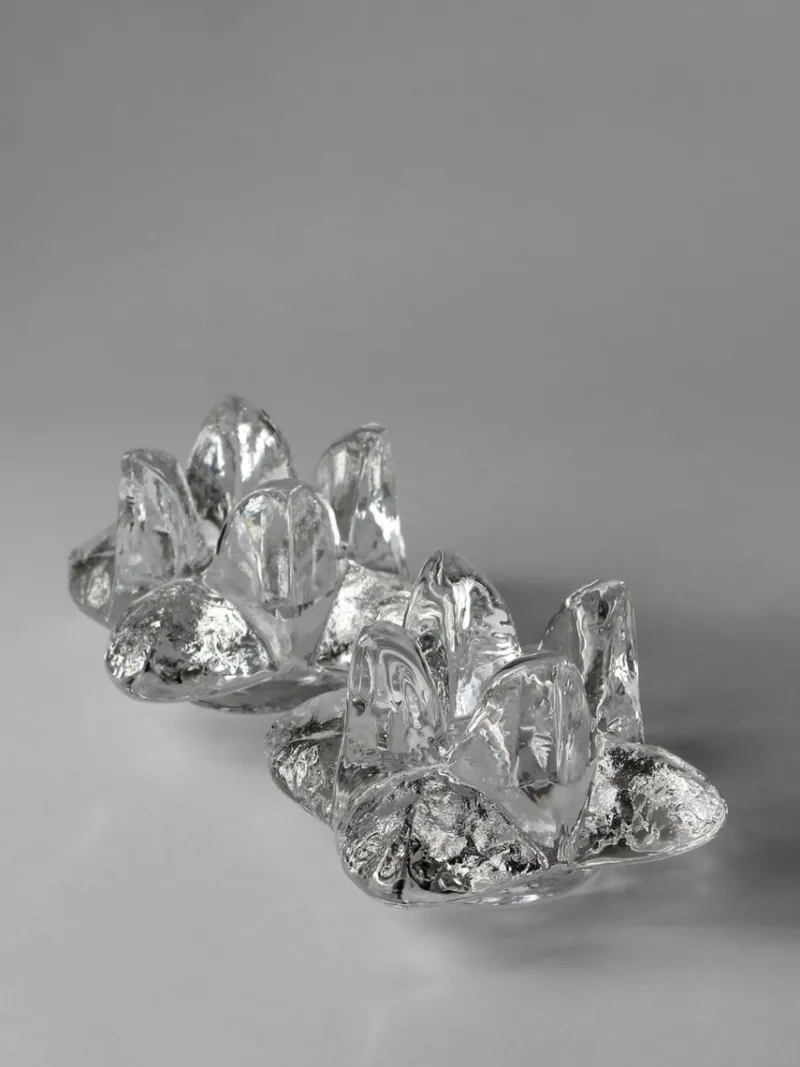 Clearance Pamono Vintage Lead Crystal Candleholders by Ann Wolff for Kosta Boda, 1970, Set of 2