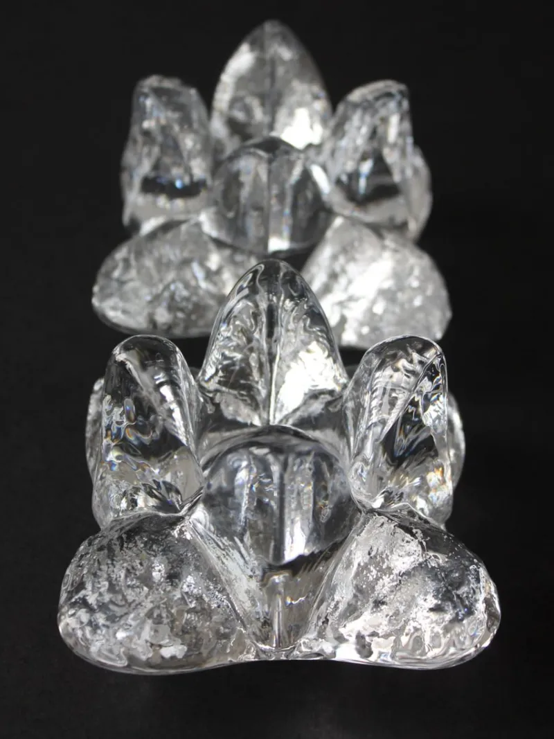 Clearance Pamono Vintage Lead Crystal Candleholders by Ann Wolff for Kosta Boda, 1970, Set of 2