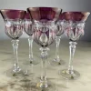 New Pamono Vintage Lead Crystal Glasses, 1980s, Set of 6