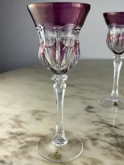 New Pamono Vintage Lead Crystal Glasses, 1980s, Set of 6