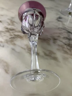 New Pamono Vintage Lead Crystal Glasses, 1980s, Set of 6