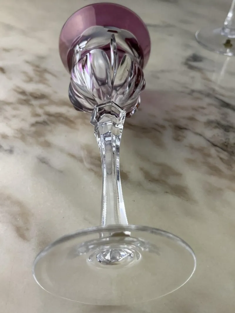 New Pamono Vintage Lead Crystal Glasses, 1980s, Set of 6