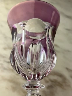 New Pamono Vintage Lead Crystal Glasses, 1980s, Set of 6