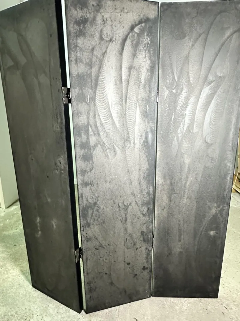 Pamono Vintage 3-Leaf Screen in Beveled Mirrors, 1980s> Room Dividers & Screens