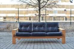 Outlet Pamono Vintage Leather Bonanza Sofa by Esko Pajamies for Asko