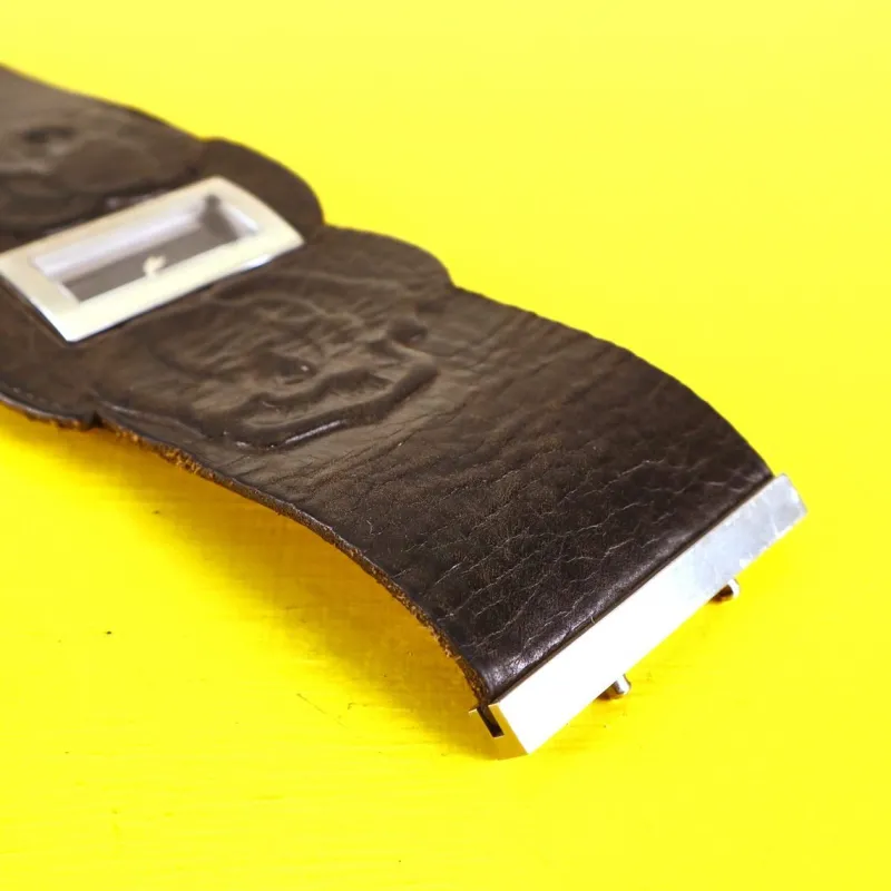 Clearance Pamono Vintage Leather Wristwatch from Valentino