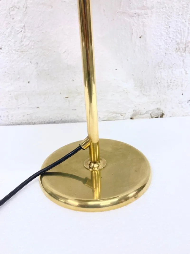 Pamono Vintage Lesan Table Lamp in Brass by Florian Schulz, 1970s> Table Lamps