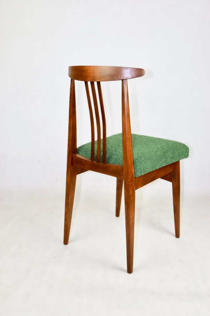 Hot Pamono Vintage Loft Chair in Green Bouclé, 1970s