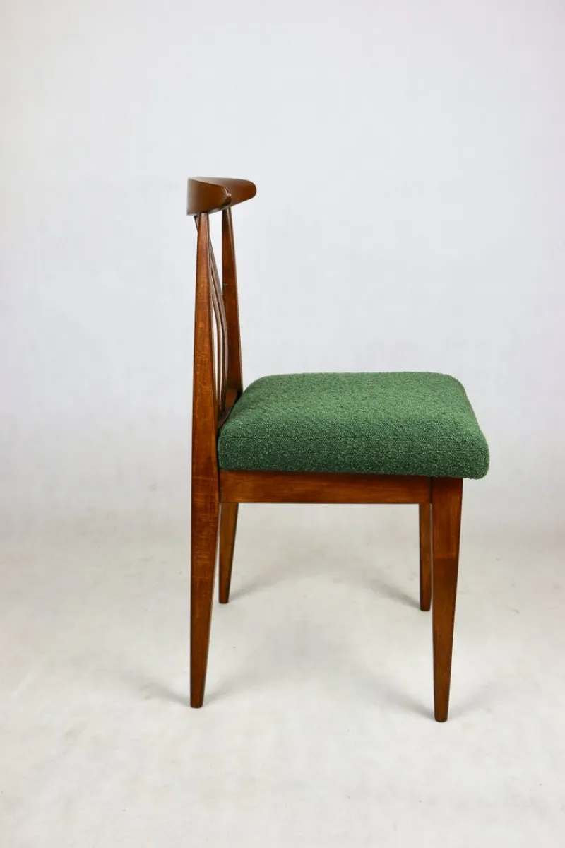 Hot Pamono Vintage Loft Chair in Green Bouclé, 1970s