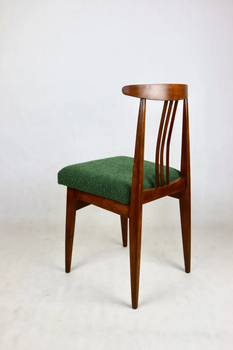 Hot Pamono Vintage Loft Chair in Green Bouclé, 1970s