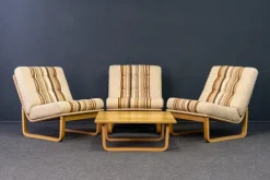 Best Pamono Vintage Lounge Chairs and Coffee Table, Set of 3