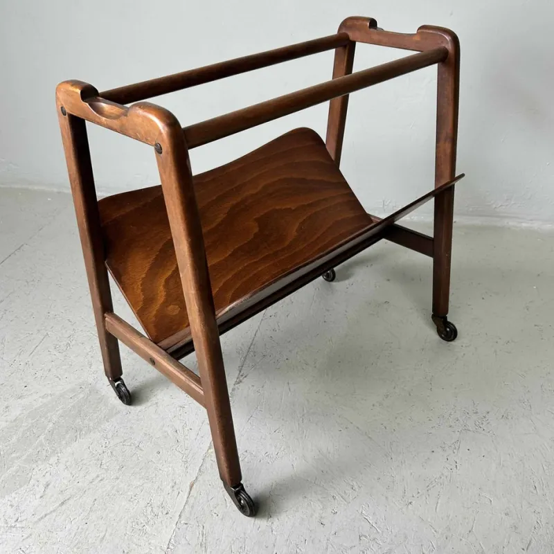 Pamono Vintage Magazine Trolley, 1950s> Magazine Racks