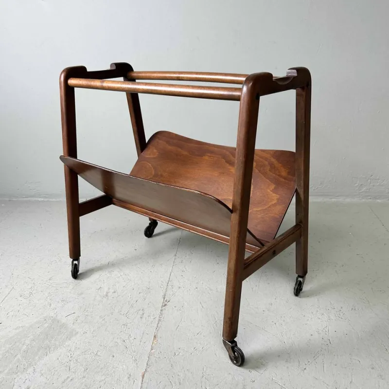 Pamono Vintage Magazine Trolley, 1950s> Magazine Racks