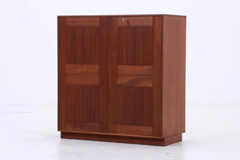 Pamono Vintage Mahogany Cabinet by Mogens Koch for Rud Rasmusson, 1980s> Cabinets & Wardrobes