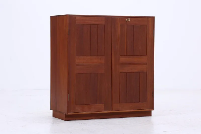 Pamono Vintage Mahogany Cabinet by Mogens Koch for Rud Rasmusson, 1980s> Cabinets & Wardrobes