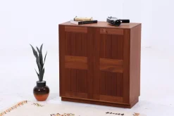 Pamono Vintage Mahogany Cabinet by Mogens Koch for Rud Rasmusson, 1980s><noscript><img width=