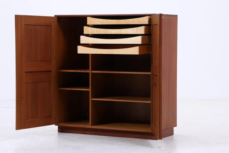 Pamono Vintage Mahogany Cabinet by Mogens Koch for Rud Rasmusson, 1980s> Cabinets & Wardrobes