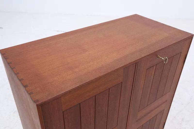 Pamono Vintage Mahogany Cabinet by Mogens Koch for Rud Rasmusson, 1980s> Cabinets & Wardrobes