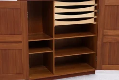 Pamono Vintage Mahogany Cabinet by Mogens Koch for Rud Rasmusson, 1980s><noscript><img width=