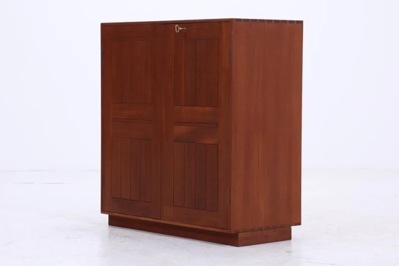 Pamono Vintage Mahogany Cabinet by Mogens Koch for Rud Rasmusson, 1980s> Cabinets & Wardrobes
