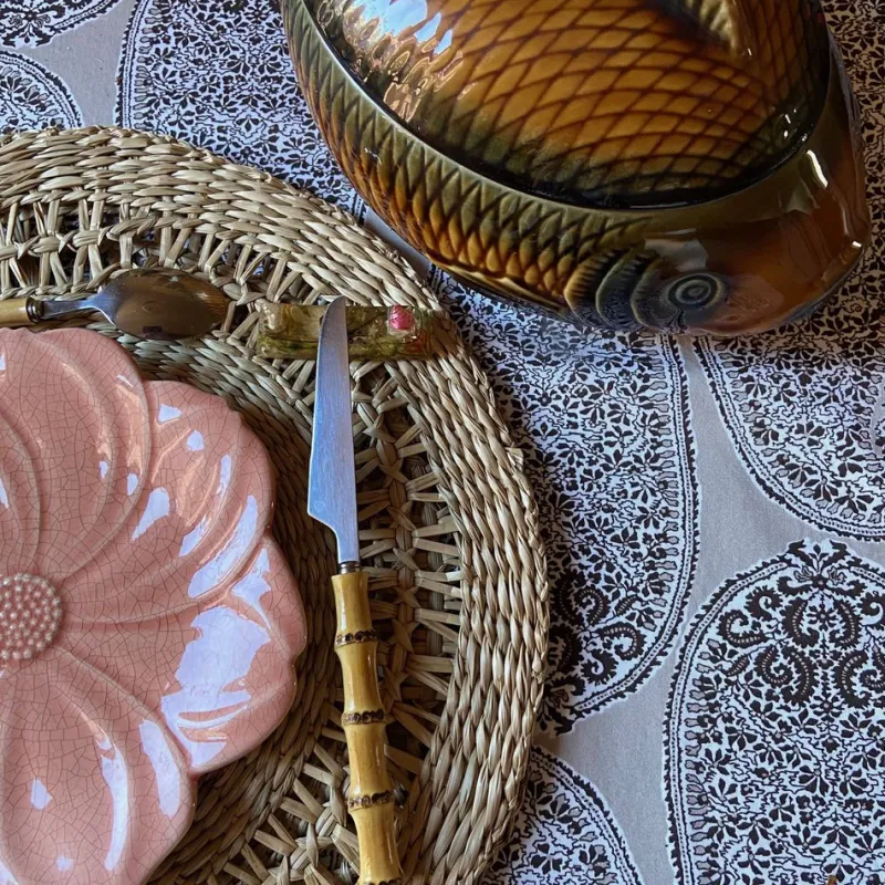 New Pamono Vintage Majolica Fish Tureen by Sarreguemines, 1950s