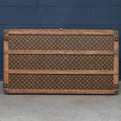 Discount Pamono Vintage Malle Haute in Monogram Canvas from Louis Vuitton, 1920