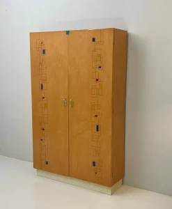 Best Pamono Vintage Maple Wardrobe, 1950s