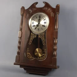 Pamono Vintage Mechanical Pendulum Clock, 1960s> Clocks