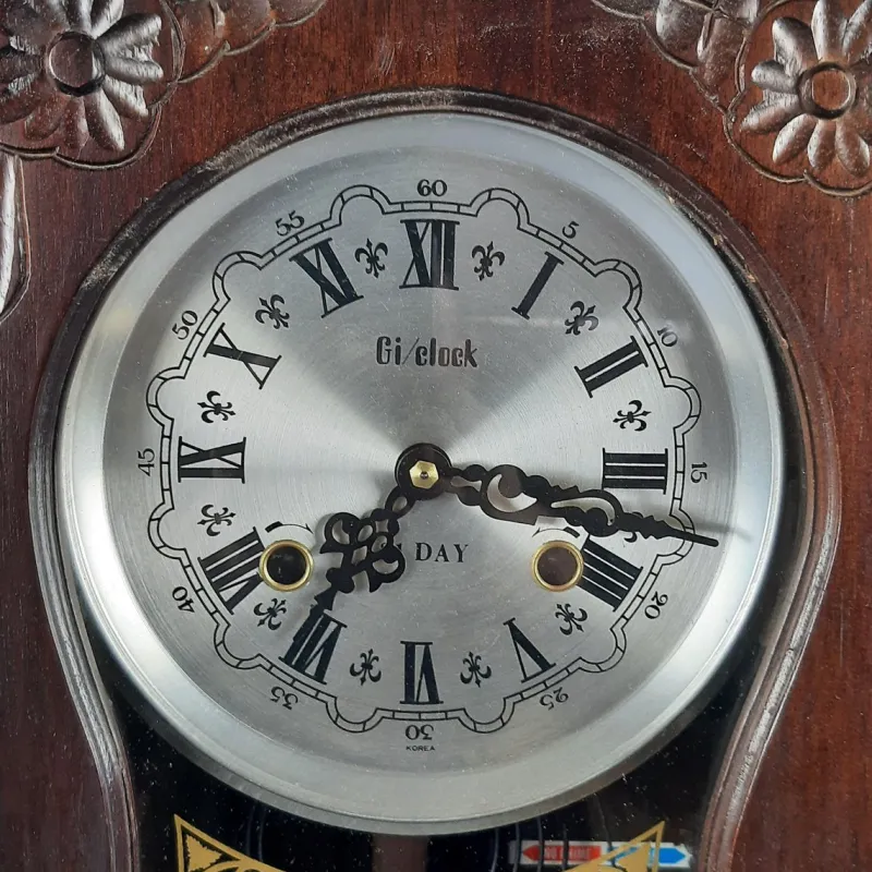 Pamono Vintage Mechanical Pendulum Clock, 1960s> Clocks