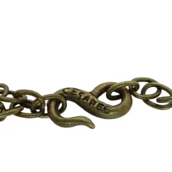 Pamono Vintage Medallion Necklace in Bronze with Jasper Beads, 1990s><noscript><img width=