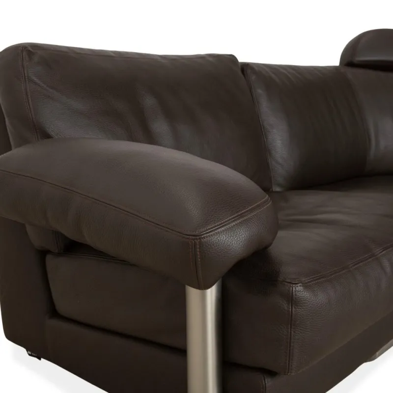 Pamono Vintage Medea Four-Seater Sofa in Leather by Artanova> Couches & Sofas